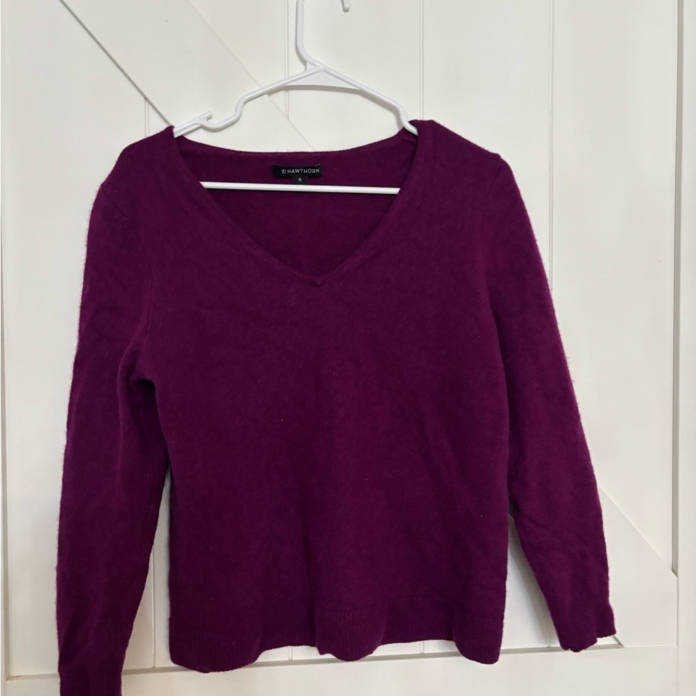 cashmere purple sweater